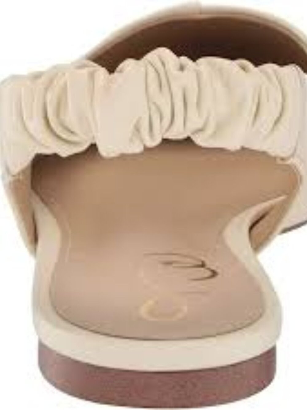 Sam Edelman Whitney Ivory Slingback Pointed Toe Flat ** Size 7.5 - Picture 6 of 12